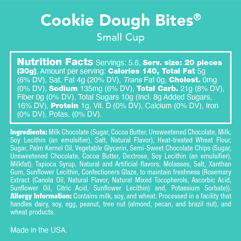 COOKIE DOUGH BITES