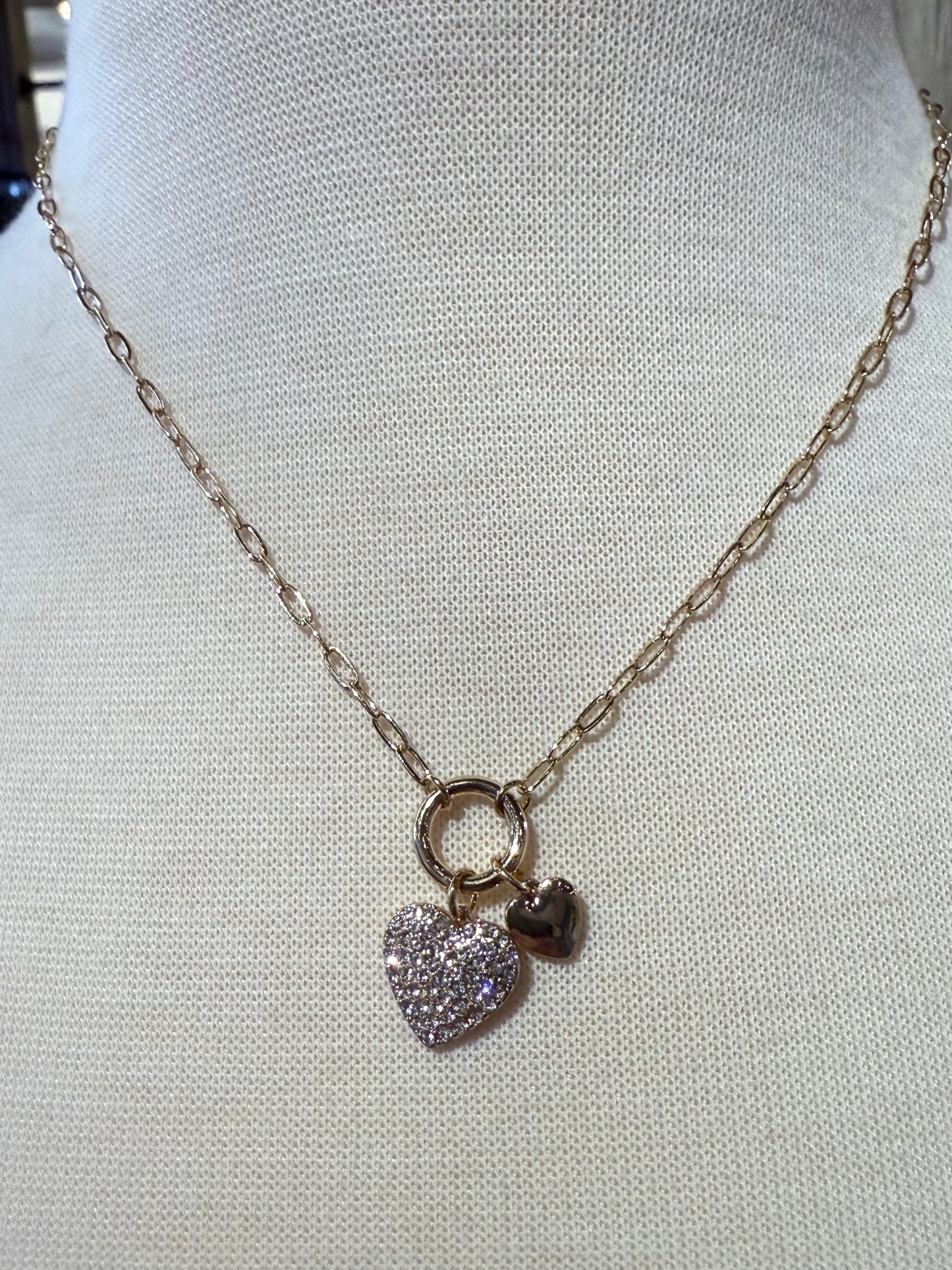 GOLD BLING HEART