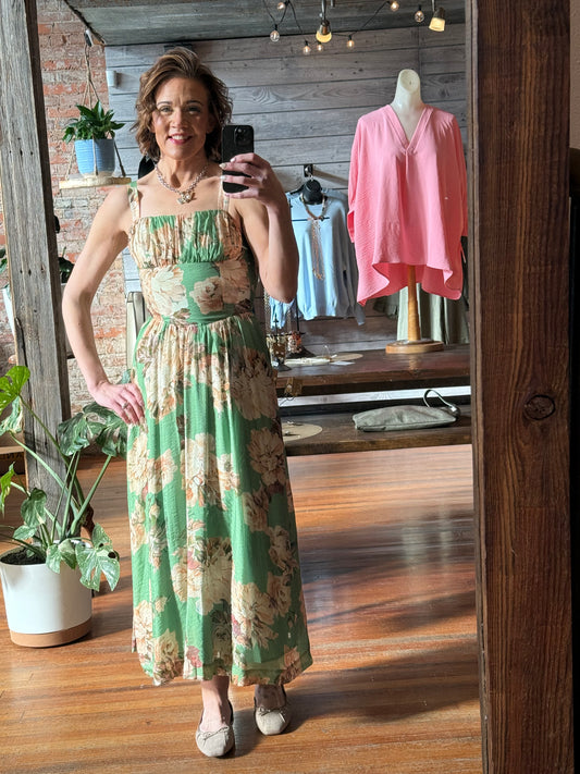 PEARL V WAIST DRESS
