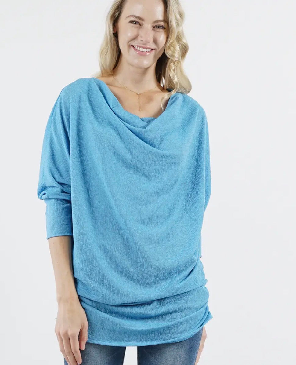 SARA PLUS SIZE FLOWY TOP