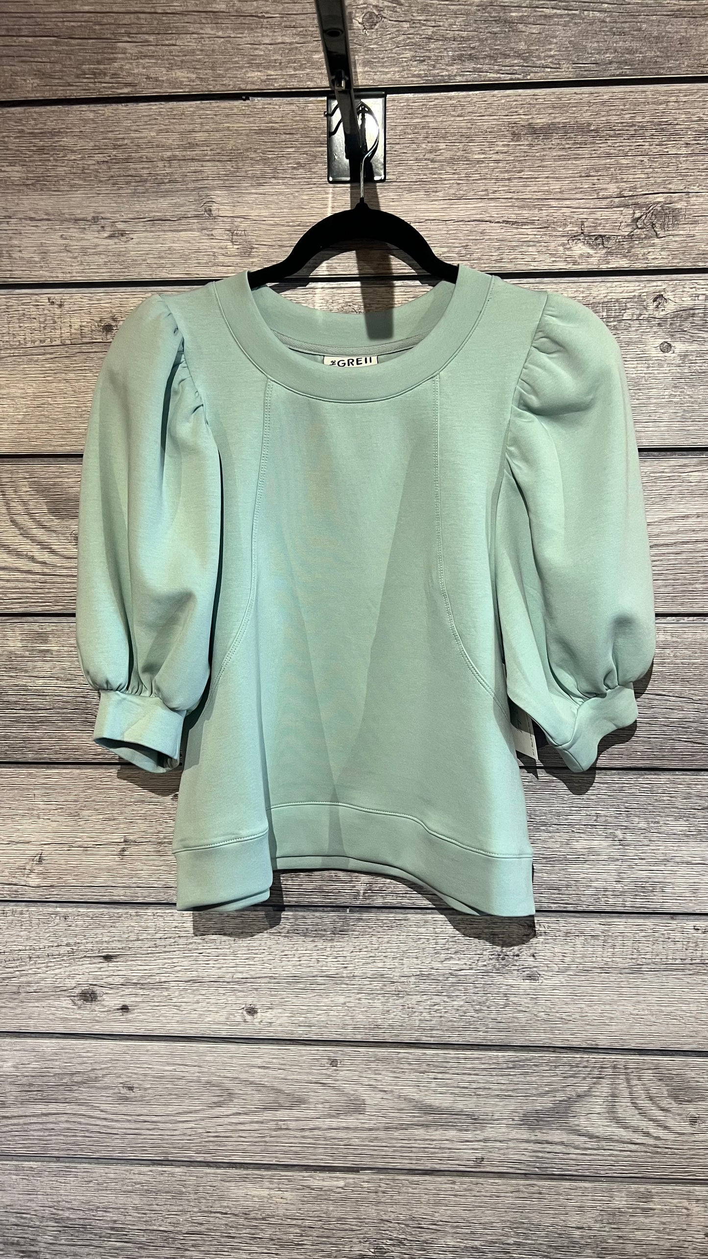 Mint Puff Sleeve