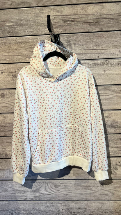 THE KANGA- FLORAL PRINTED HOODIE