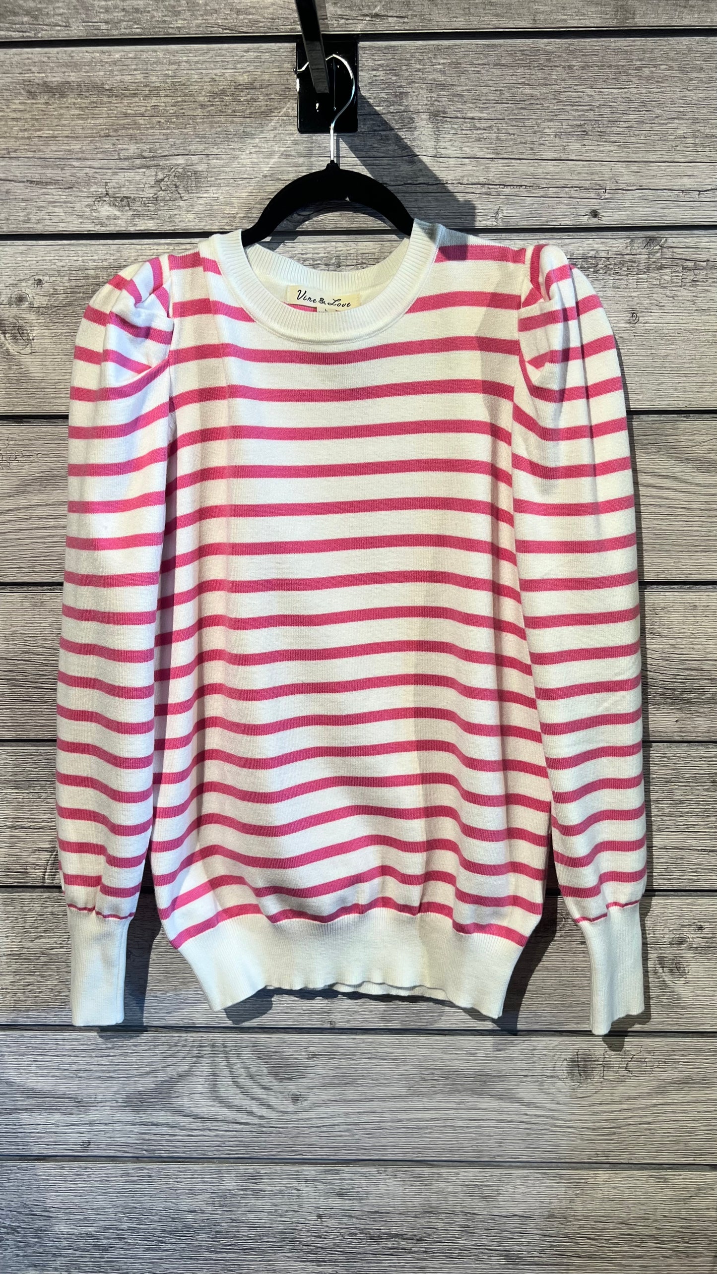 AURORA PUFF SLEEVE CREW NECK