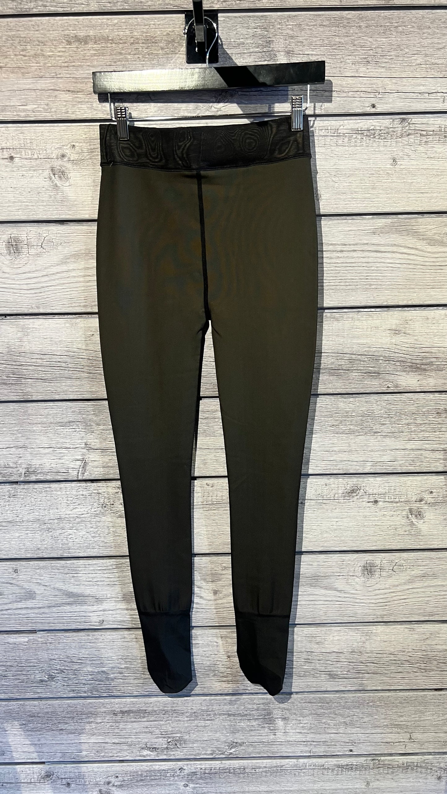 FAUX PANTY HOSE LINED LEGGINGS W