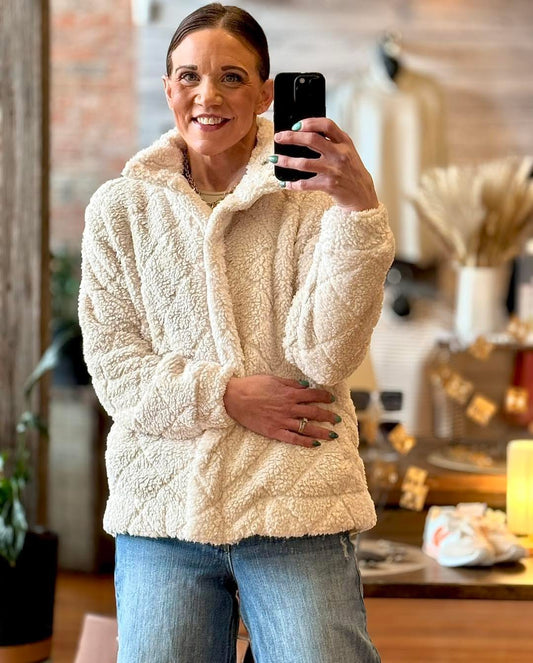 CANDI DIAMOND SHERPA BEIGE