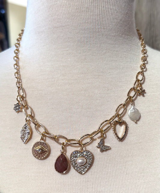 HEART CHARM NECKLACE