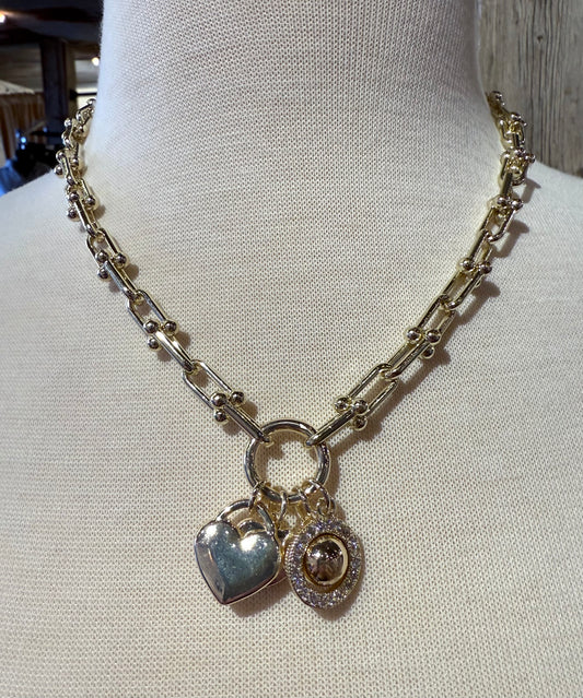 GOLD BLING 3 CHARM