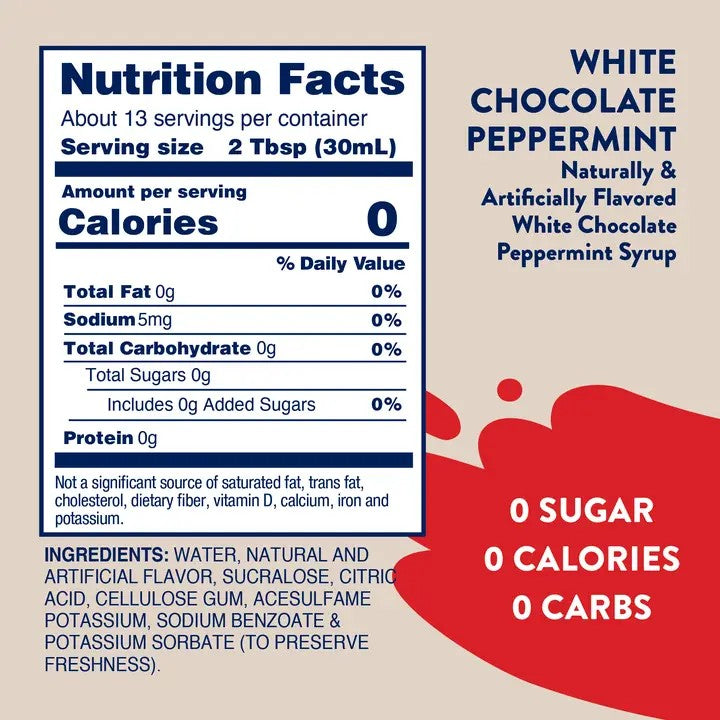 Skinny White Chocolate Peppermint