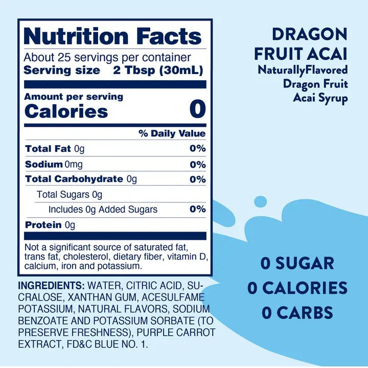 DRAGON FRUIT ACAI 25OZ